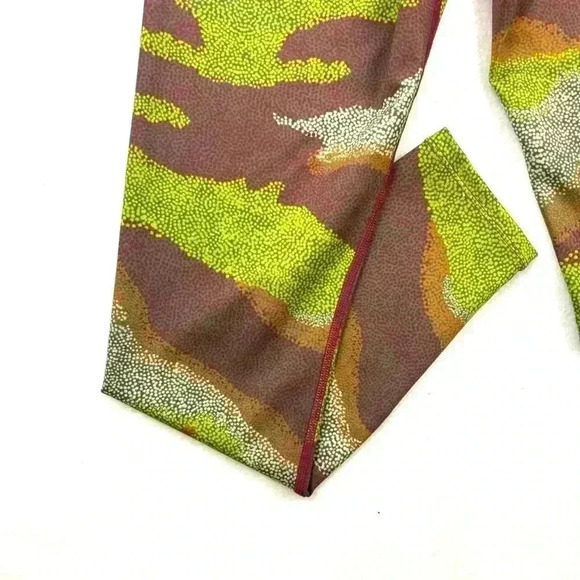 Noli Earthy Dot Camo Sedona Higb Waist Quick Wick 4 Way Stretch Legging Size S - Picture 9 of 15